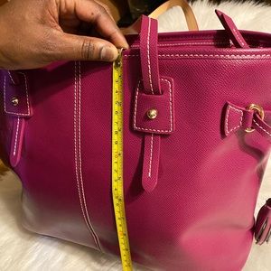 Dooney&Bourke nice large purple bag with tags.